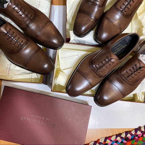 To Boot New York Brown Leather Men's Oxford - Picture 8 of 8